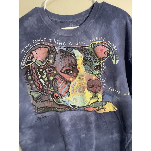 The Mountain Dean Russo Design Pit Bull “More Love” Tie-Dye Shirt Sz Large 2014 - Picture 2 of 8